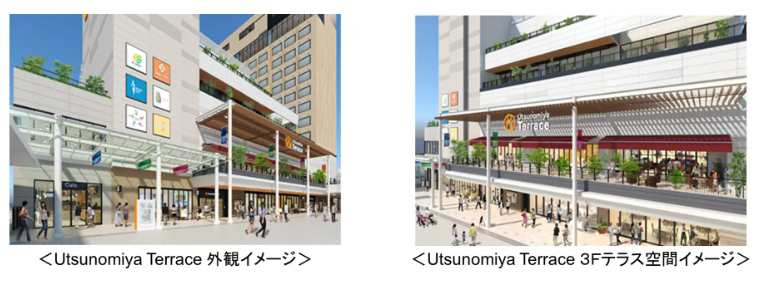 住友商事news|宇都宮駅東口複合施設「Utsunomiya Terrace」8/26開業 – 流通スーパーニュース